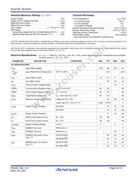 ISL55190IBZ-T13 Datasheet Page 3