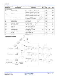 ISL59115IRUZ-T7 Datasheet Page 3