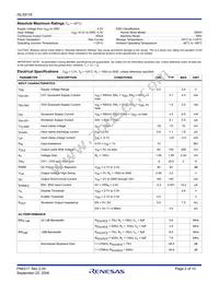ISL59118IRUZ-T7 Datasheet Page 2