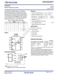 ISL59440IA-T7 Datasheet Cover