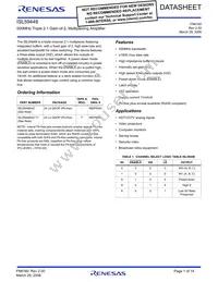 ISL59448IAZ-T7 Datasheet Cover