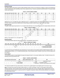 ISL59530IRZ Datasheet Page 21