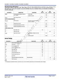 ISL59602IRZ-T7A Datasheet Page 7