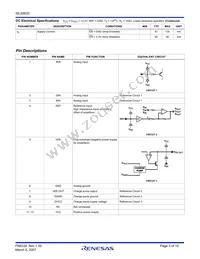 ISL59833IAZ Datasheet Page 3