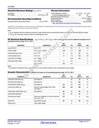 ISL59885IS-T7 Datasheet Page 3