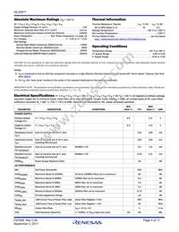 ISL59911IRZ-T7 Datasheet Page 4