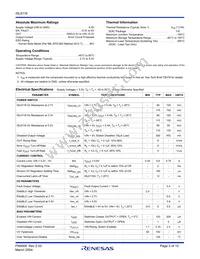 ISL6118HIBZA-T Datasheet Page 3