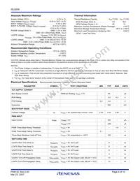 ISL6209CBZ-T Datasheet Page 4