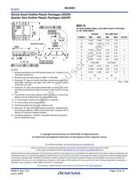 ISL6223CAZA-T Datasheet Page 15