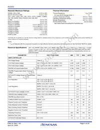 ISL6232CAZA-T Datasheet Page 3