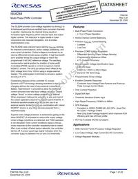 ISL6244HRZ-T Datasheet Cover