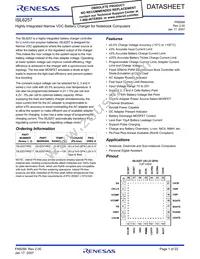 ISL6257HRZ-T Datasheet Cover