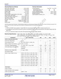 ISL6257HRZ-T Datasheet Page 2