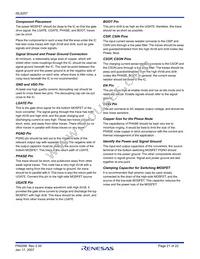 ISL6257HRZ-T Datasheet Page 21