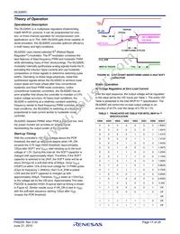 ISL6260CIRZ Datasheet Page 17