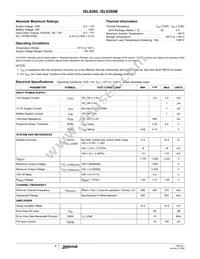 ISL6260CRZ-T Datasheet Page 4