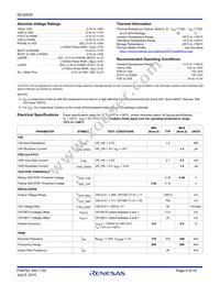 ISL6263DHRZ-T Datasheet Page 5