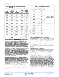 ISL62773AIRZ Datasheet Page 21