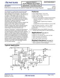 ISL62875HRUZ-T Datasheet Cover