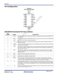 ISL62875HRUZ-T Datasheet Page 5