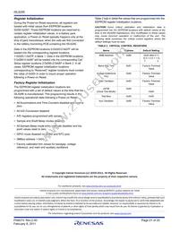 ISL6295CV-T Datasheet Page 21