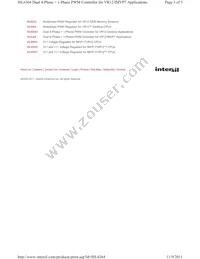 ISL6364IRZ Datasheet Page 3