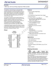 ISL6445IAZ Datasheet Cover