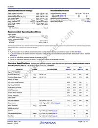 ISL6535CRZ Datasheet Page 5