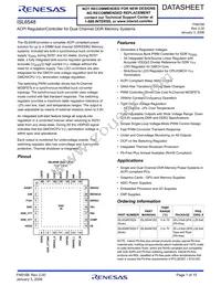 ISL6548CRZA-T Datasheet Cover