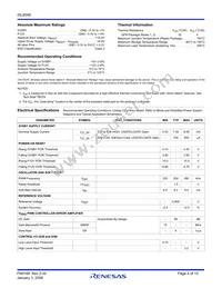 ISL6548CRZA-T Datasheet Page 4