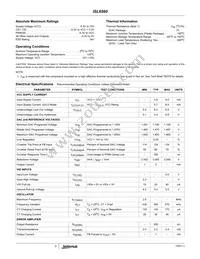 ISL6560CBZ-T Datasheet Page 3