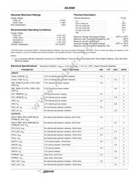 ISL6590DR-T Datasheet Page 3