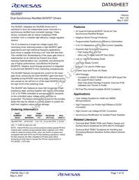 ISL6597CRZ-T Datasheet Cover