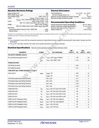 ISL6625ACRZ-TK Datasheet Page 3