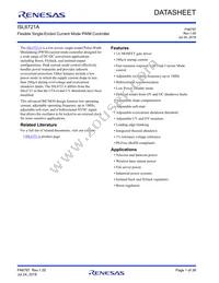 ISL6721AAVZ Datasheet Cover