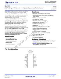 ISL6754AAZA-T Datasheet Cover