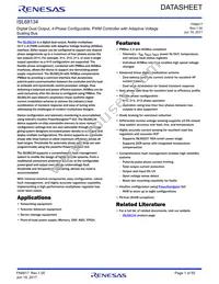 ISL68134IRAZ-T7A Datasheet Cover