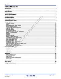 ISL78171ARZ Datasheet Page 2