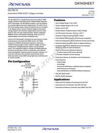 ISL78210ARUZ-T Datasheet Cover