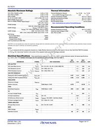 ISL78210ARUZ-T Datasheet Page 5