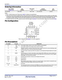ISL78214ARZ-T Datasheet Page 2