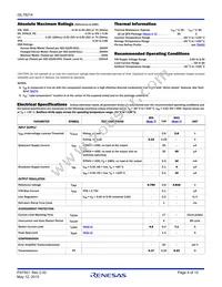 ISL78214ARZ-T Datasheet Page 4