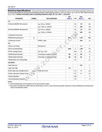 ISL78214ARZ-T Datasheet Page 5