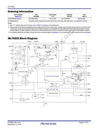 ISL78220ANEZ-T Datasheet Page 4