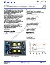 ISL78223AAZ-T Datasheet Cover