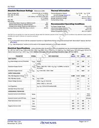 ISL78322ARZ-T7A Datasheet Page 5