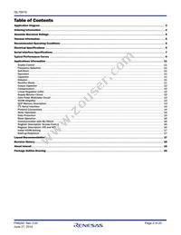 ISL78419ARZ-T Datasheet Page 2