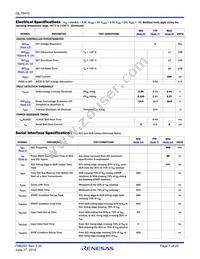 ISL78419ARZ-T Datasheet Page 7