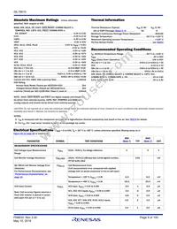 ISL78610ANZ Datasheet Page 8