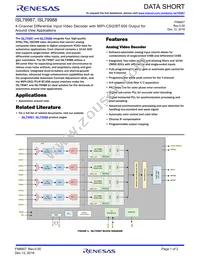 ISL79988ARZ Datasheet Cover